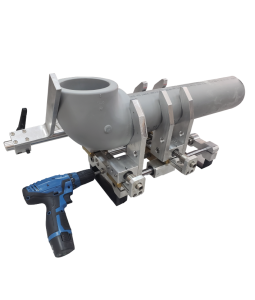 OCTOPUS PIPES Y FITTING MACHINE, SUJETADOR TUBERIAS Y FITTING PARA UNA FÁCIL FUSIÓN 63 mm a 160 mm